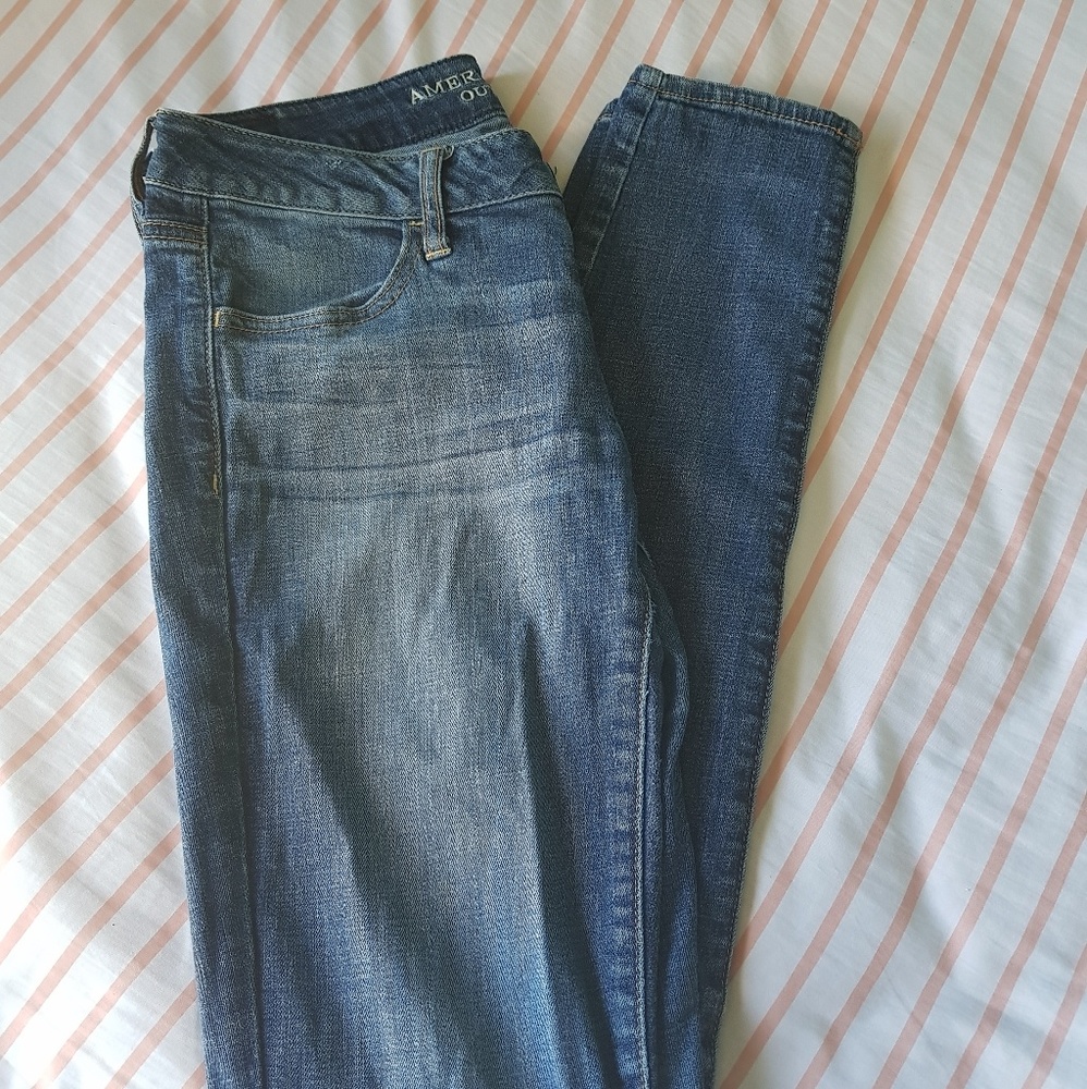 American Eagle Blue Jeggings